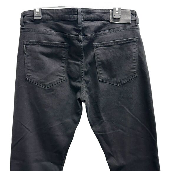 Paige Men's Lennox Slim Fit Stretch Denim Jeans Black Shadow Size 33 - Picture 10 of 12